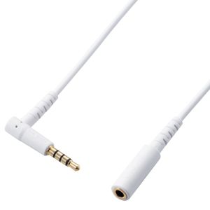 エレコム ELECOM エレコム EHP-35EL4P20WH マイク対応オーディオ延長ケーブル 2m ホワイト