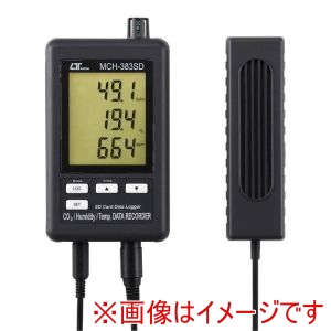 ケニス ケニス MCH-383SD CO2 温湿度計 メーカー直送 代引不可 北海道沖縄離島不可