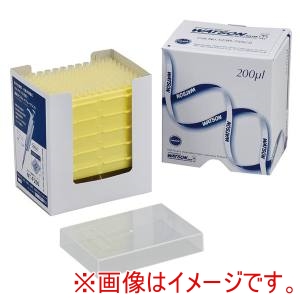 ワトソン ワトソン 123R-755CS 目盛付クリアチップ 滅菌大箱 96本×5×50