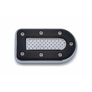 クリアキン Kuryakyn クリアキン T14-KUR7037 ヘビーインダストリー ブレーキペダル パッド クローム FX系 84-17