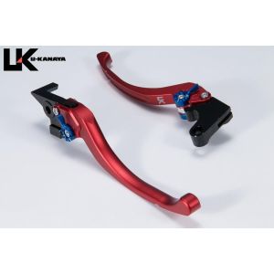 ユーカナヤ U-KANAYA U-KANAYA HO092-010-0815 レバーセット ツーリング RD/BK (ツヤケシ) CB400SF/SB 14-ABS車 (NC42)