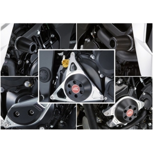 アグラス AGRAS アグラス 342-306-026BX フレームφ50ロゴ 右 ジェネC クラッチ BLK R/S 5点 GSX-S750 17- AGRAS
