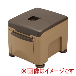 パナソニックエイジフリー パナソニックエイジフリー PN-L30401BR ポータブルトイレ ラフィーネキューブ ブラウン プラスチック便座 メーカー直送 代引不可 北海道沖縄離島不可