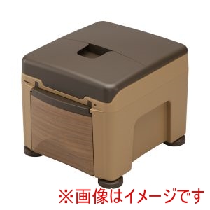 パナソニックエイジフリー パナソニックエイジフリー PN-L30401CH ポータブルトイレ ラフィーネキューブ 木目 プラスチック便座 メーカー直送 代引不可 北海道沖縄離島不可