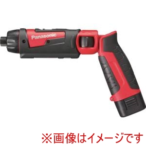 パナソニック Panasonic パナソニック EZ7421F07S-R 充電スティックドリルドライバー 7.2V 赤 電池1個付き