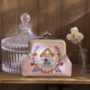 ルシアン LECIEN cosmo ルシアン 刺繍キット 花とわたしの物語 がまぐち 542114 cosmo