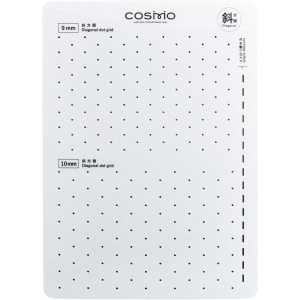 ルシアン LECIEN ルシアン コスモ Sashiko Tenplate 刺し子テンプレート 約13×18cm 斜方眼 9mm 10mm CS412408
