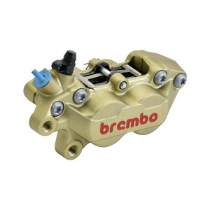 ブレンボ ブレンボ 20.5165.74 P4-40R アキシャル 4P キャリパー ゴールド レッドロゴ 左 φ30/34 取付ピッチ:40mm
