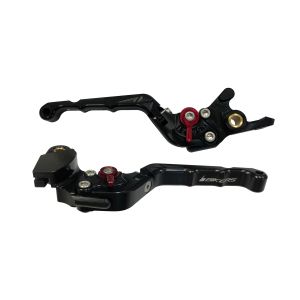 バイカーズ BIKERS バイカーズ K0526-BLK レバーセット 可倒式 カーブタイプ ブラック ZX-25R 20-24 Ninja650/Z650 17-25 Z900 18-24