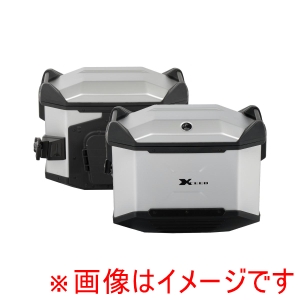ヘプコアンドベッカー Hepco&Becker ヘプコアンドベッカー HBS-XCD-SS-S XCEED サイドケースセット シルバー