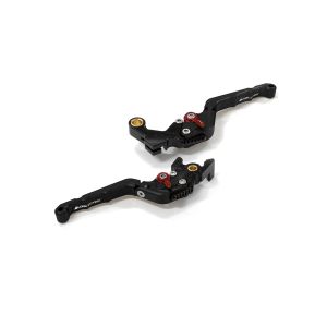 バイカーズ BIKERS バイカーズ H1035-BLK レバーセット 可倒式 カーブタイプ ブラック CBR650R/CB650R 19-24
