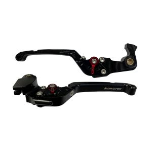 BIKERS BIKERS K0512-BLK レバーセット 可倒式 フラットタイプ ブラック Z900RS 18-24 ZX-6R 19-24 Z1000 17-22 Ninja1000 17-19