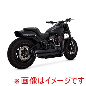 バンスアンドハインズ バンスアンドハインズ 1800-2582 BigShots Staggered PCX ビッグショットスタッガード ブラック マフラー SOFTAIL 18-22