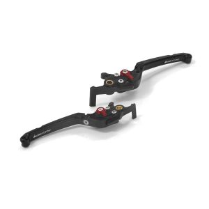 バイカーズ BIKERS バイカーズ H1010-BLK レバーセット 可倒式 フラットタイプ ブラック PCX 21-25 PCX160 21-25 ADV160 23-24