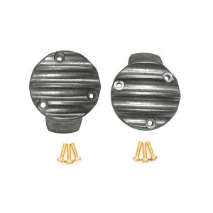 モートーン Motone モートーン MMU057 スロットルボディカバー リブ 素地 T120 (16-25) Thruxton1200/R/RS (16-24) Bobber (17-25)