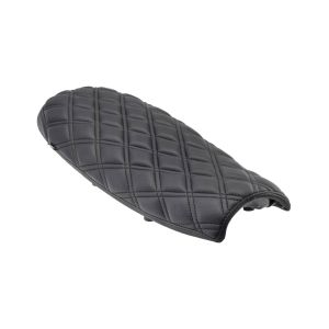 モートーン モートーン MSM016 シート スキニー MAMBA ダイヤモンドステッチ ブラック 空冷 T100 (02-15) Scrambler (06-15) Thruxton (05-15)