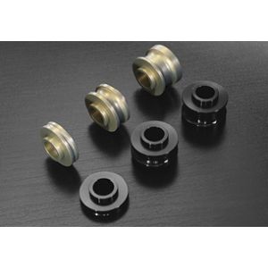 コーケン コーケン KOK-1043-GD ラジアルマウントオフセットカラー4個セット ゴールド20mm(表/凸・裏/凹)