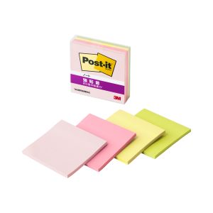 スリーエム 3M スリーエム 654SS-MC-4 ポストイット強粘着ノート マルチカラー