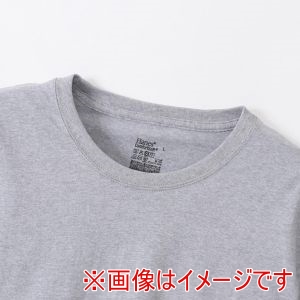 ヘインズ Hanes ヘインズ HM1EY701 3P RS CREW ヘザーグレー M