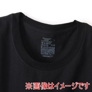 ヘインズ Hanes ヘインズ HM1EY701 3P RS CREW ブラック M