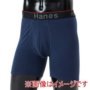 ヘインズ Hanes ヘインズ HM6EW101 1P BOXER BRIEF ネイビー LL