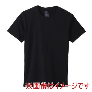 ヘインズ Hanes ヘインズ HM1EY702L 2P RS CREW ブラック 4L