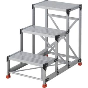 トラスコ中山 TRUSCO トラスコ TSF36309 作業用踏台 3段 ステップ奥行300 高さ0.90m 天板600X400 TRUSCO メーカー直送 代引不可 北海道沖縄離島不可