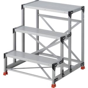 トラスコ中山 TRUSCO トラスコ TSF389 作業用踏台 3段 ステップ奥行200 高さ0.90m 天板800X400 TRUSCO メーカー直送 代引不可 北海道沖縄離島不可