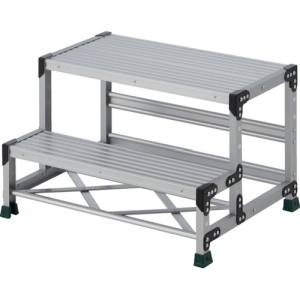 トラスコ中山 TRUSCO トラスコ TSF285 作業用踏台 2段 ステップ奥行200 高さ0.50m 天板800X400 TRUSCO メーカー直送 代引不可 北海道沖縄離島不可