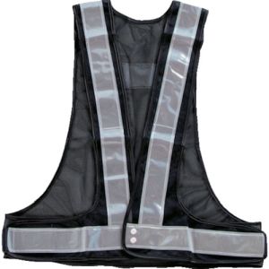 トラスコ TRUSCO トラスコ TKA-340A 安全ベスト 紺 シルバー ポリエステル製 TRUSCO