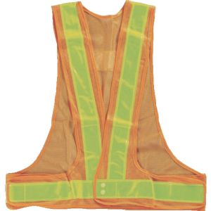 トラスコ TRUSCO トラスコ TKA-360A 安全ベスト イエロー イエロー ポリエステル製 TRUSCO