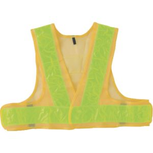 トラスコ TRUSCO トラスコ TKA-560A 安全ベスト イエロー イエロー ショート丈 ポリエステル製 TRUSCO