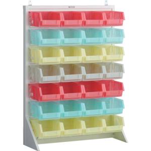 トラスコ中山 TRUSCO トラスコ T1228NSKAW パネルコンテナラック 910X320XH1240 クリアカラーコンテナ 大X28 TRUSCO メーカー直送 代引不可 北海道沖縄離島不可