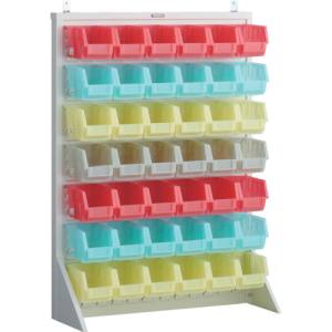 トラスコ中山 TRUSCO トラスコ T1242NSKAW パネルコンテナラック 910X320XH1240 クリアカラーコンテナ 中X42 TRUSCO メーカー直送 代引不可 北海道沖縄離島不可