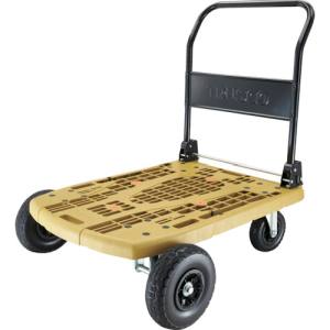トラスコ TRUSCO トラスコ MPK906NOROG 樹脂台車 カルティオビッグオフロード 900X600 ノーパンクタイヤ オリーブ TRUSCO メーカー直送 代引不可 沖縄離島不可