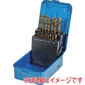 トラスコ中山 TRUSCO トラスコ中山 TCSD-19SET コバルトハイスストレートドリル 19本組セット スチールケース付  TRUSCO メーカー直送 代引不可 北海道沖縄離島不可