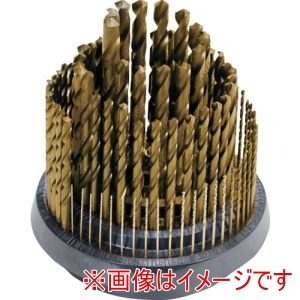 トラスコ TRUSCO トラスコ TCSD-100SET コバルトハイスストレートドリル 100本組セット 回転台+カバー付  TRUSCO