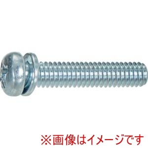 トラスコ中山 TRUSCO トラスコ中山 S230-0416 ナベ頭組込ねじP=2 三価白 M4X16 50本入り 