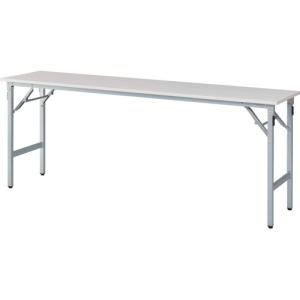 トラスコ　TRUSCO トラスコ TTAB-1845A-W 超薄型テクセル天板 超軽量折り畳み会議テーブル アルミ脚  1800×450 ホワイト メーカー直送 代引不可 北海道沖縄離島不可