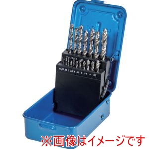 トラスコ中山 TRUSCO トラスコ中山 TSHD-19SET ハイスストレートドリル 19本組セット スチールケース付  TRUSCO メーカー直送 代引不可 北海道沖縄離島不可