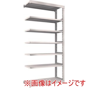 トラスコ中山 TRUSCO トラスコ中山 M5-8597BSFC NG スチールラック M5型中量棚 1500×921×H2400 7段 連結 ネオグレー メーカー直送 代引不可 北海道沖縄離島不可