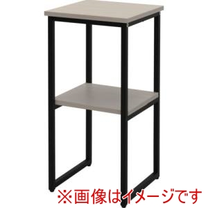 トラスコ中山 TRUSCO トラスコ中山 TC3537NAA-BK サイドテーブル 350X350X730H 木天板+黒脚 メーカー直送 代引不可 北海道沖縄離島不可