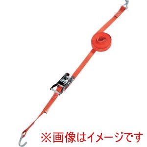 トラスコ TRUSCO トラスコ GV25HA-250J ベルト荷締機ワイドハンドル 25mm幅 254kg Jフックタイプ JIS規格品 TRUSCO