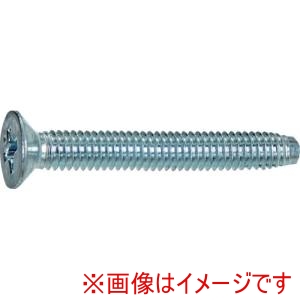 トラスコ中山 TRUSCO トラスコ中山 S390-0530 皿頭タッピングねじ 3種溝付C1形 三価白 M5X30 30本入り 