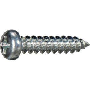 トラスコ中山 TRUSCO トラスコ中山 Y839-0312 ナベ頭タッピングねじ 1種A 三価白 M3×12 20本入 少量パック