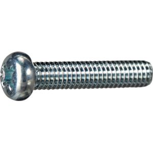 トラスコ中山 TRUSCO トラスコ中山 Y824-0508 ナベ頭小ねじ 三価白 全ネジ M5×8 10本入 少量パック