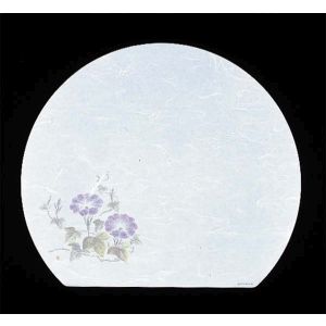 アーテック アーテック 尺三半月 懐石まっと 抗菌遠赤和紙 尺3半月 100枚 朝顔 WH-16