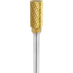 ナカニシ ナカニシ 21213 チタンコート超硬カッター 円筒 ロー付 刃径6.3mm 刃長13mm