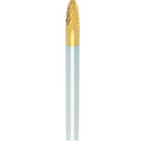 ナカニシ ナカニシ 21241 チタンコート超硬カッター トンガリ オール超硬 刃径3mm 刃長6mm