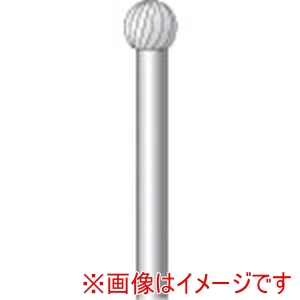 ナカニシ ナカニシ 23028 超硬カッター 球型 シングルカット 直径4×軸直径2.34